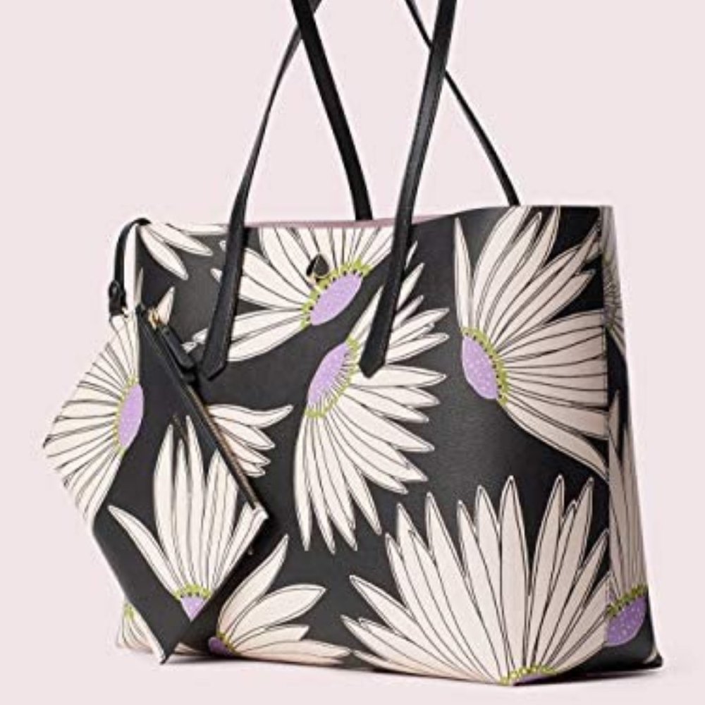 NWT KATE SPADE molly falling flower large tote